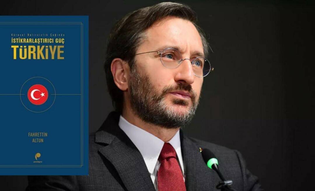 Buku baru dari Direktur Komunikasi Fahrettin Altun: Menstabilkan Kekuatan Türkiye