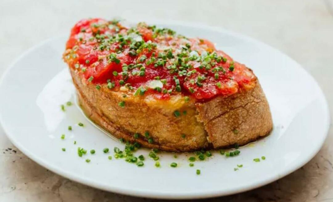 Bagaimana cara membuat pan con tomate? resep roti tomat
