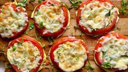 Bagaimana cara membuat tomat dalam oven dengan keju? Resep mudah dengan tomat