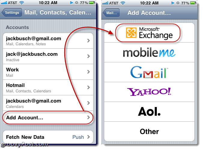 Cara Menyinkronkan Email, Kontak, dan Kalender Hotmail dengan iPhone Anda menggunakan ActiveSync (dengan Push!)