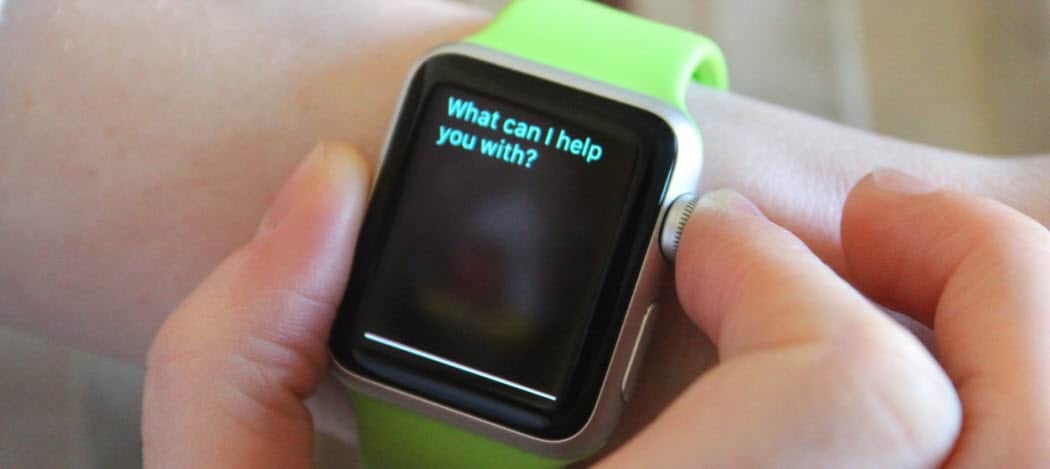 Cara Menggunakan Siri untuk Mencari di Apple Watch