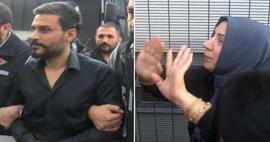 Şükriye Polat, yang putra dan menantunya dibawa untuk pemeriksaan kesehatan, bereaksi terhadap jurnalis!