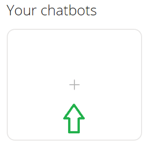 Mulai chatbot baru di Chatfuel.