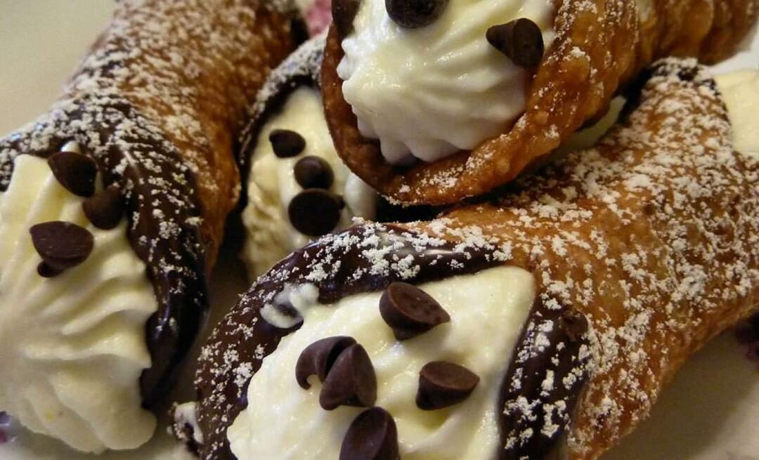 Bagaimana cara membuat Cannoli, ahli makanan penutup dari masakan Italia?