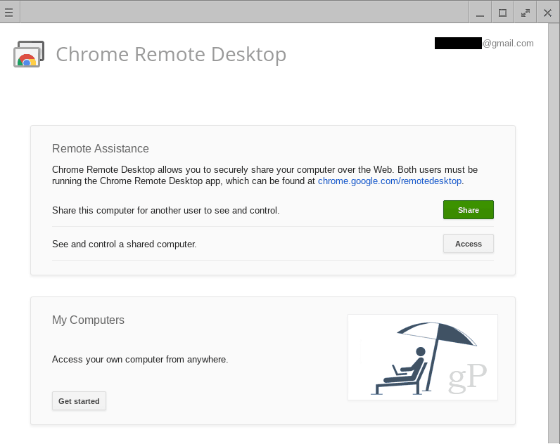 Terhubung dari jauh ke Chromebook dari Windows 10