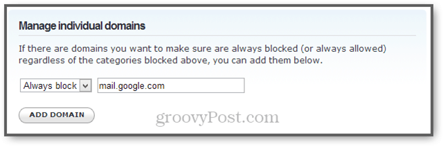 blokir webmail menggunakan opendns