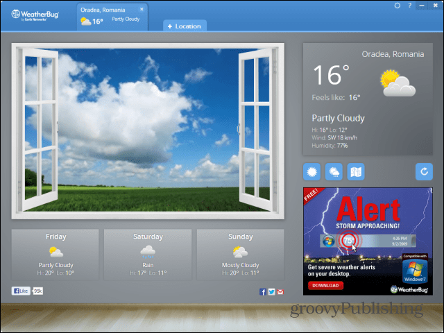 aplikasi chrome desktop weatherbug
