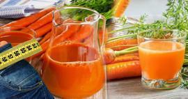 Apakah wortel membuat berat badan turun? Berapa banyak kalori yang dimiliki jus wortel? Resep jus wortel yang melelehkan lemak perut