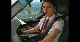 Kesuksesan perempuan Turki di segala bidang kembali terlihat! Oleh Pilot Wanita Turki...