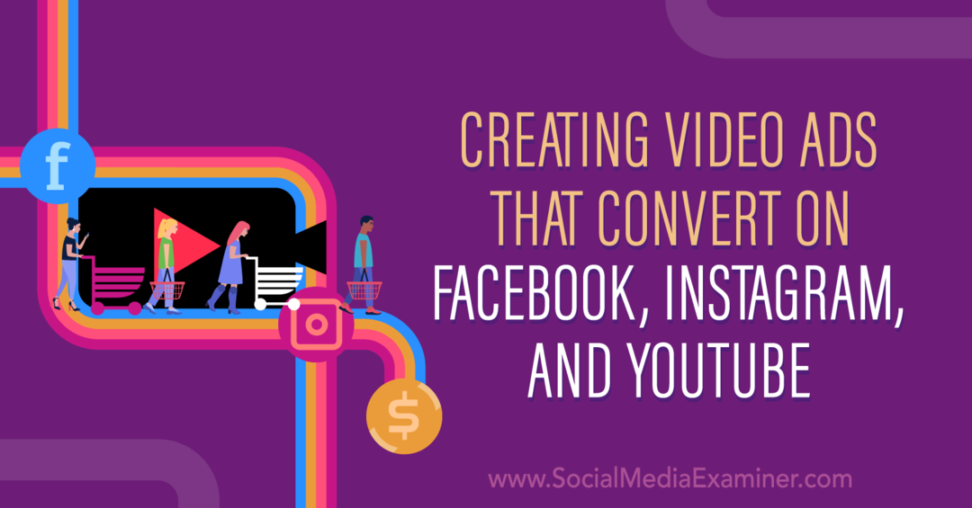 Membuat Iklan Video yang Mengonversi di Facebook, Instagram, dan YouTube yang menampilkan wawasan dari Matt Johnston di Podcast Pemasaran Media Sosial.