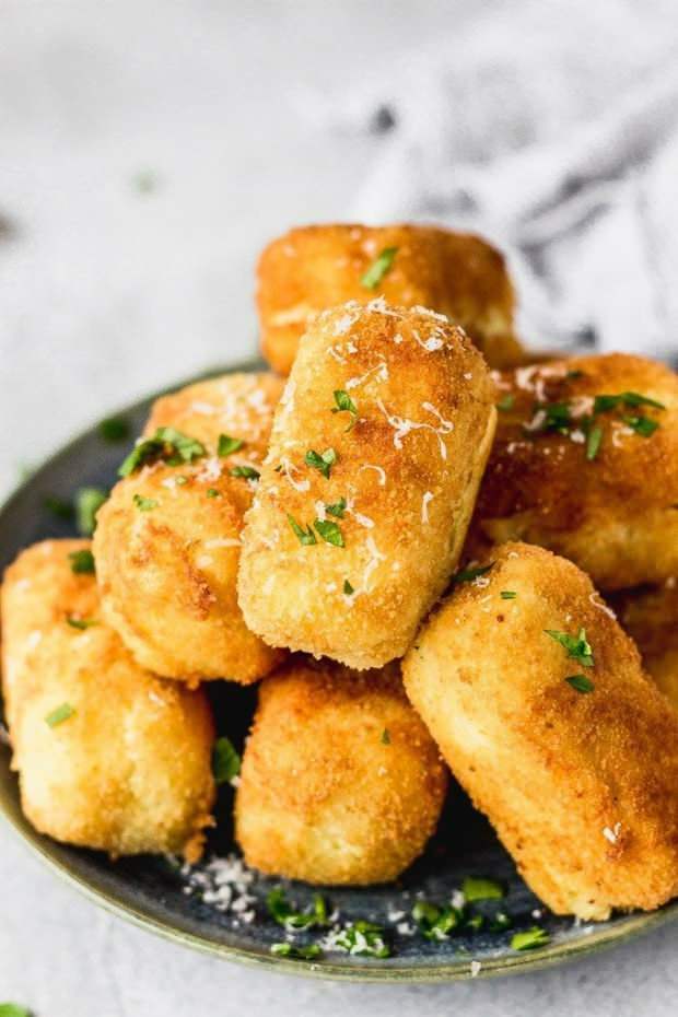 Bagaimana cara membuat kroket kentang renyah? Agar tidak menyebarkan kroket kentang ...