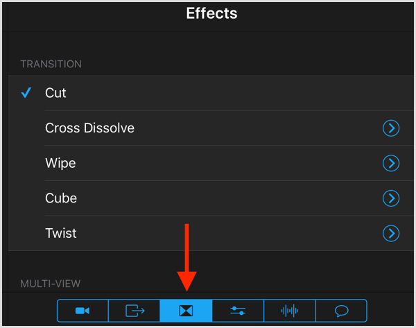 efek transisi studio pengalih