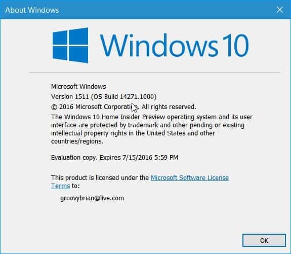 Windows 10 Redstone Build 14271 Dirilis ke Orang Dalam (Terlalu Mobile)