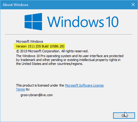 Pengguna Masih Menjalankan Windows 10 Versi 1511 Memiliki Hingga Oktober 2017 untuk Upgrade