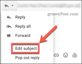 Edit subjek di Gmail