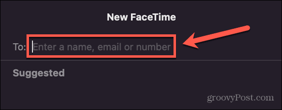 facetime mac masukkan kontak