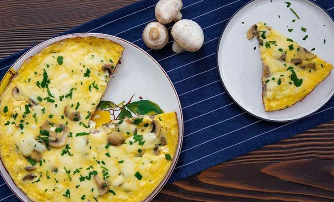 Bagaimana cara membuat telur dadar jamur? Resep telur dadar jamur yang praktis dan enak untuk sahur