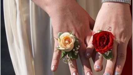 Pembuatan cincin pengiring pengantin yang mudah