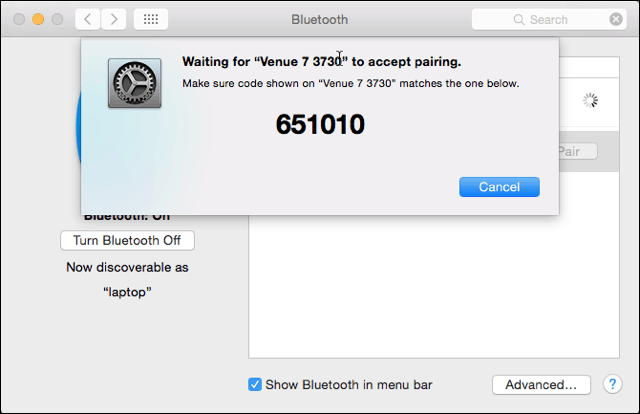 Pemasangan Bluetooth di Sisi Mac