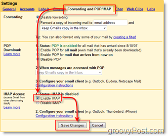Gunakan Outlook 2007 dengan Akun GMAIL Webmail menggunakan iMAP