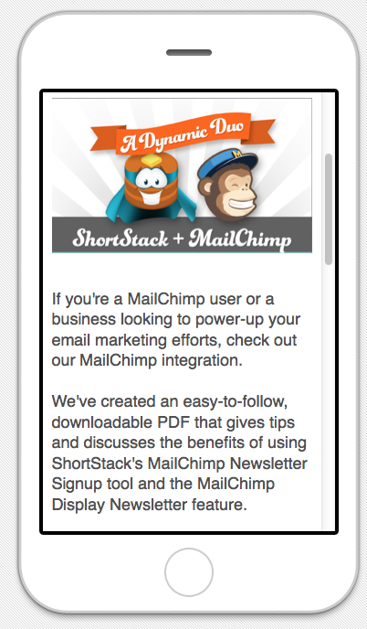 Pemasaran seluler MailChimp