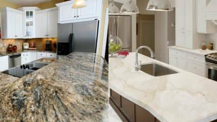 Apa perbedaan antara meja marmer dan meja granit?