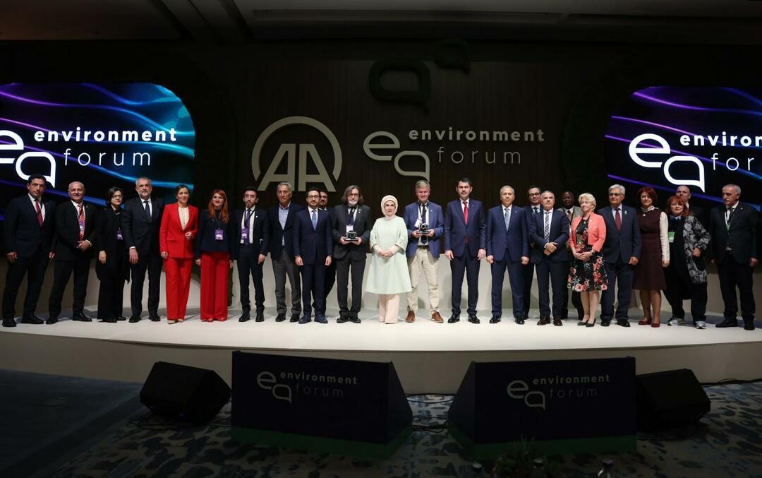 Emine Erdoğan berterima kasih kepada Anadolu Agency di Forum Lingkungan Internasional