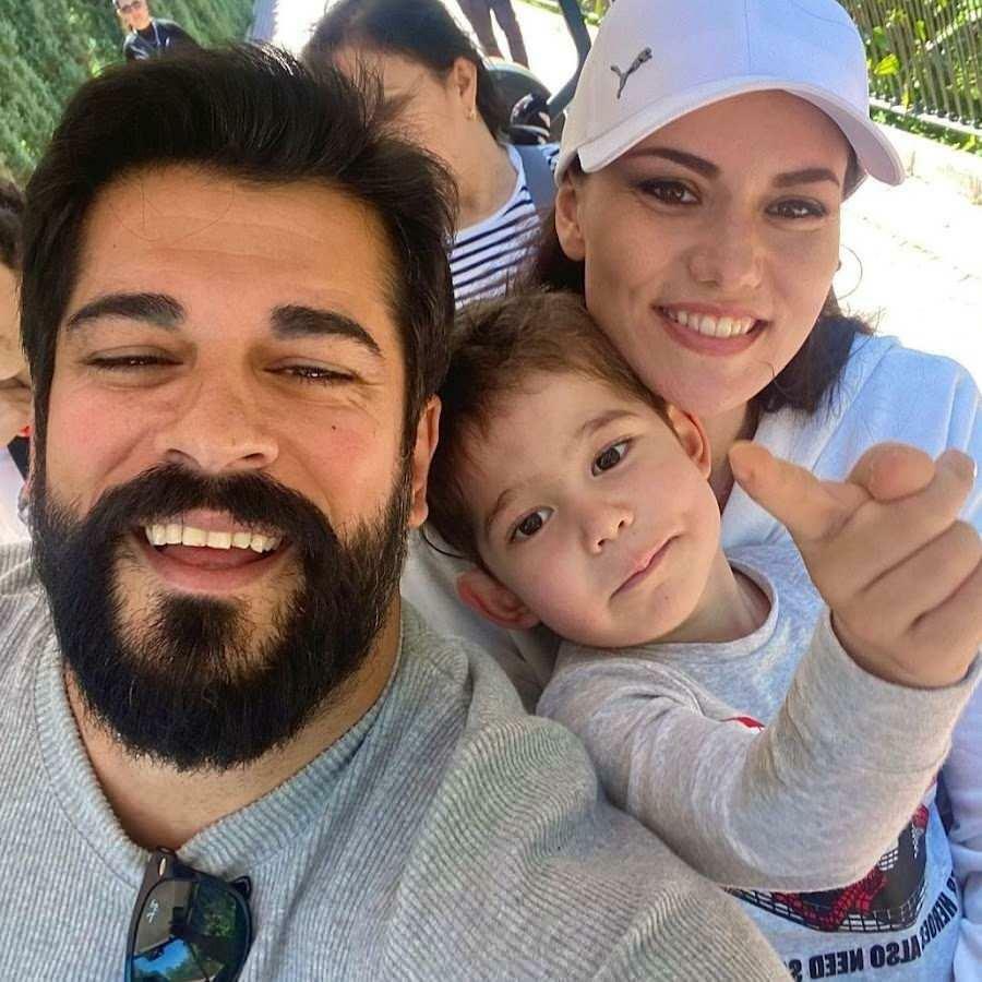Tembakan menyenangkan dari Burak Özçivit dan putranya Karan