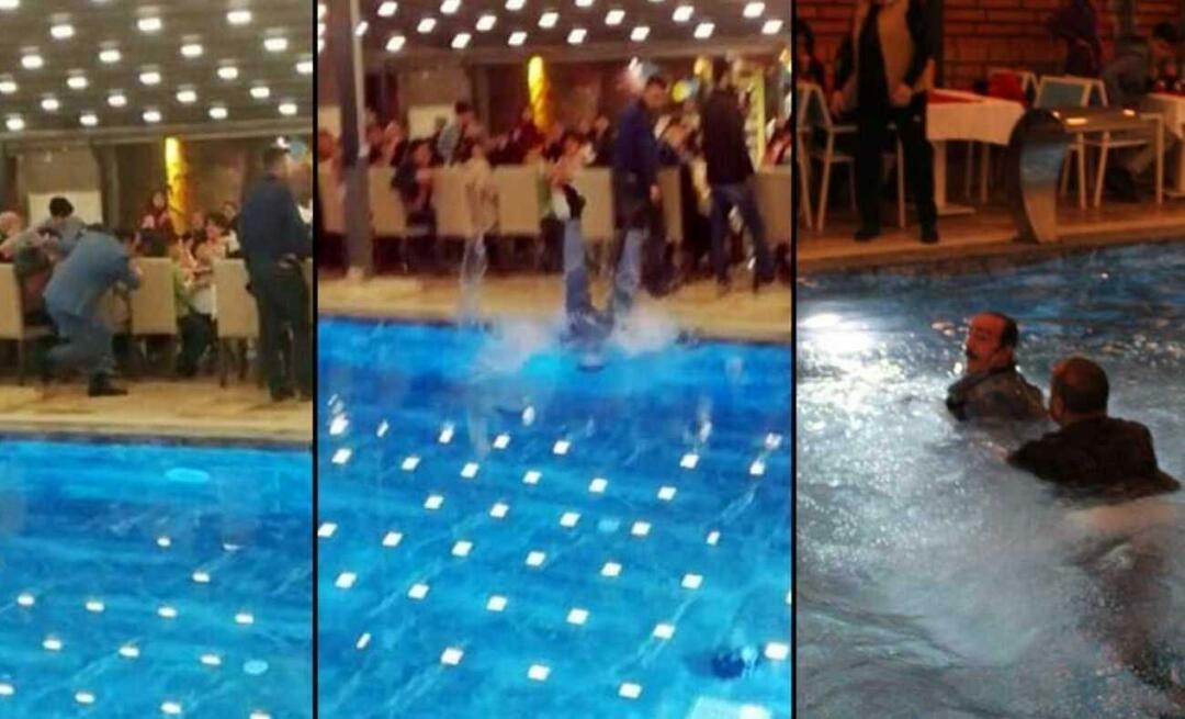 Tidak ada yang tersisa untuk para korban gempa di malam moral! Mustafa Keser jatuh ke kolam