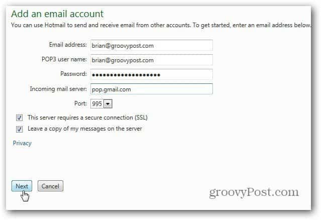 Cara Menambahkan Gmail ke Outlook.com