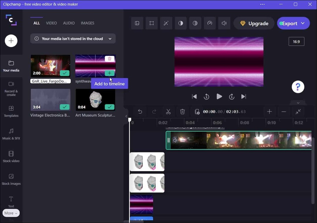 edit video menggunakan editor video clipchamp di windows