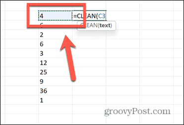 excel bersih pilih sel