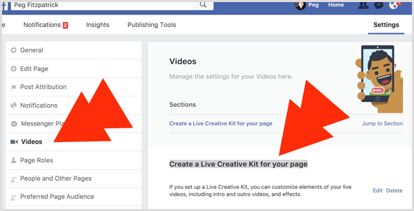 Facebook Live Creative Kit untuk halaman