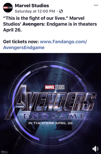 Gunakan alur kerja enam langkah untuk membuat video untuk berbagai platform, contoh video sosial oleh Marvel Studios