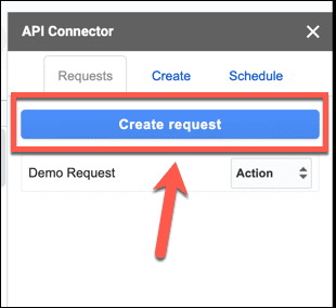 konektor api membuat permintaan