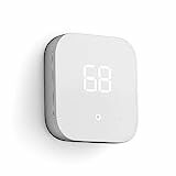 Memperkenalkan Amazon Smart Thermostat – bersertifikat ENERGY STAR, pemasangan DIY, Bekerja dengan Alexa – diperlukan kabel-C