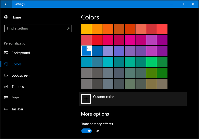 Cara Mengubah Warna dan Tampilan di Windows 10 Creators Update