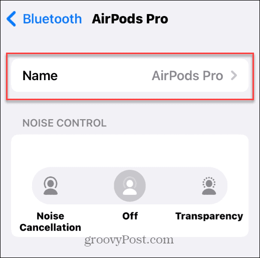 Ubah Nama AirPods Anda