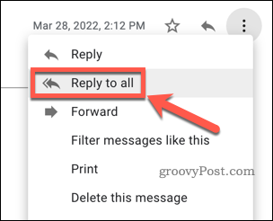 Balas ke semua di Gmail