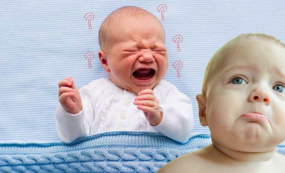 Mengapa bayi menangis? Apa yang bayi katakan dengan menangis? 5 gaya menangis bayi