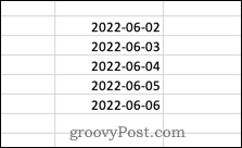 Tanggal tanpa waktu di Excel