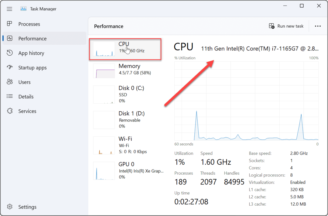 Temukan Generasi CPU Intel Anda di Windows 11