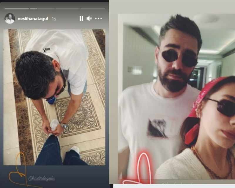 Foto baru dari istrinya, Neslihan Atagül, yang sakit dengan Kadir Doğulu!
