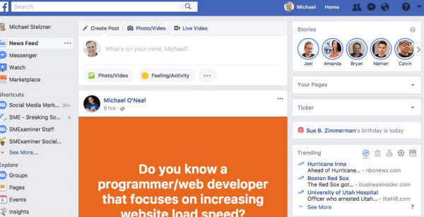 Facebook terus memperluas Stories ke lebih banyak profil yang dilihat di desktop.
