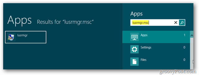 Windows 8: Mengaktifkan Akun Administrator Internal
