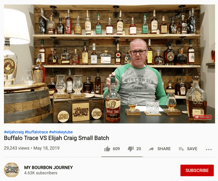 Video YouTube Bourbon Journey saya