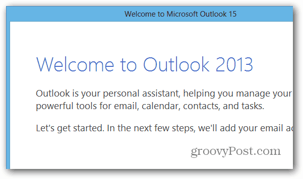 Outlook di Office 2013