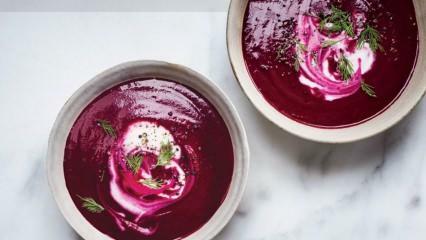 Bagaimana cara membuat Sup Bit Merah? Resep borscht dengan sedikit rasa