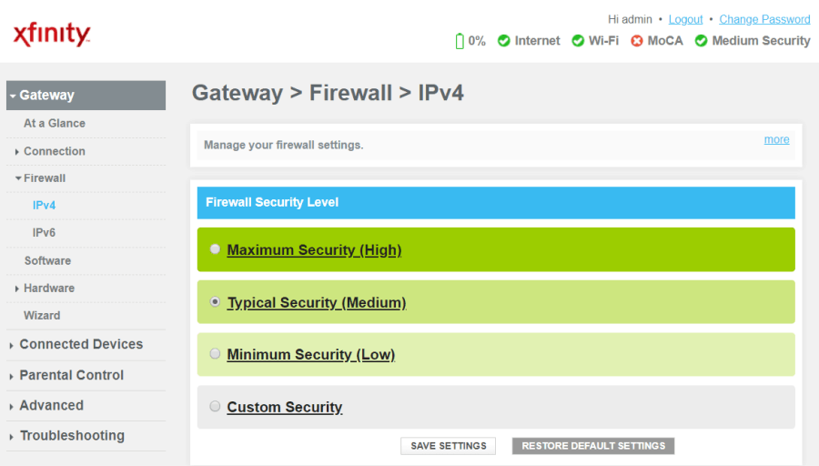 firewall router