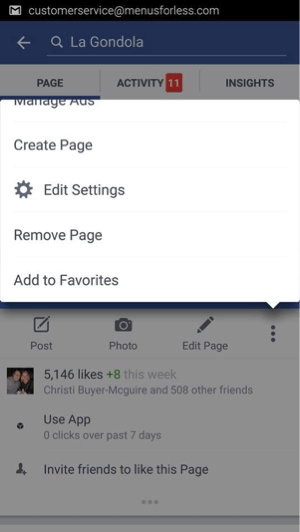 Di perangkat seluler, kunjungi halaman Facebook Anda dan ketuk Edit Pengaturan. Di desktop, klik Pengaturan.